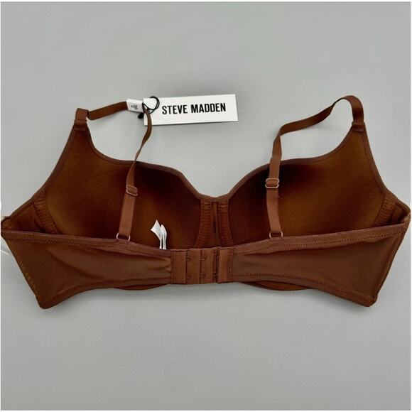 Steve Madden Bra Womens 36C Brown Tiramisu Feminine Flirtatious Modern Basic - Picture 6 of 9